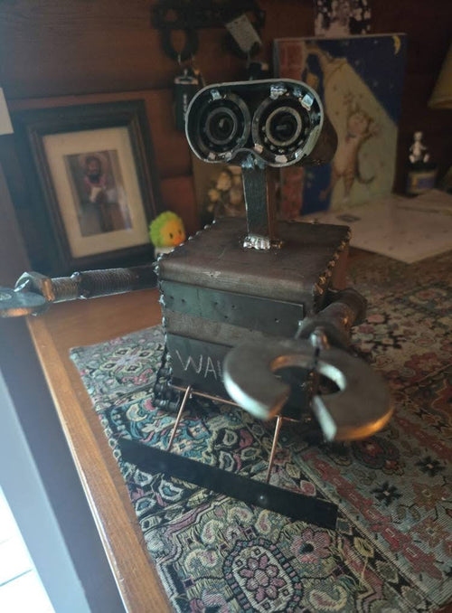 Custom hand made welded Wall-E